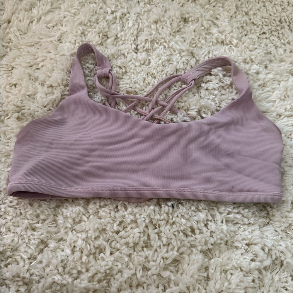 lululemon athletica Purple Sports Bra with Lace Straps